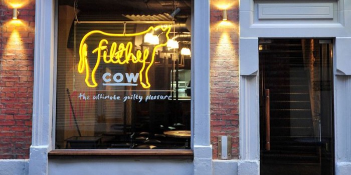"filthy cow"牛肉主题汉堡快餐厅设计案例分享