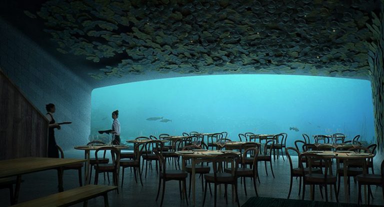 欧洲第一家水下餐厅空间设计分享