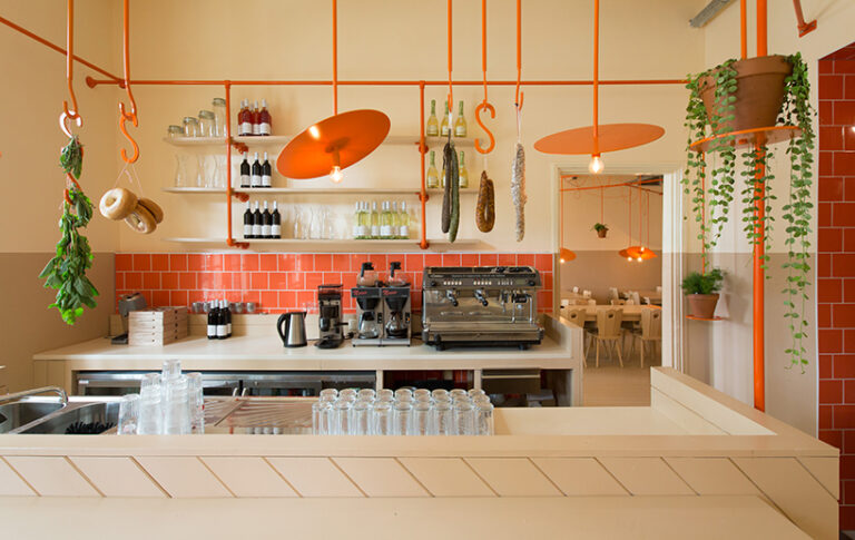 甜品店空间设计效果图：荷兰咖啡馆