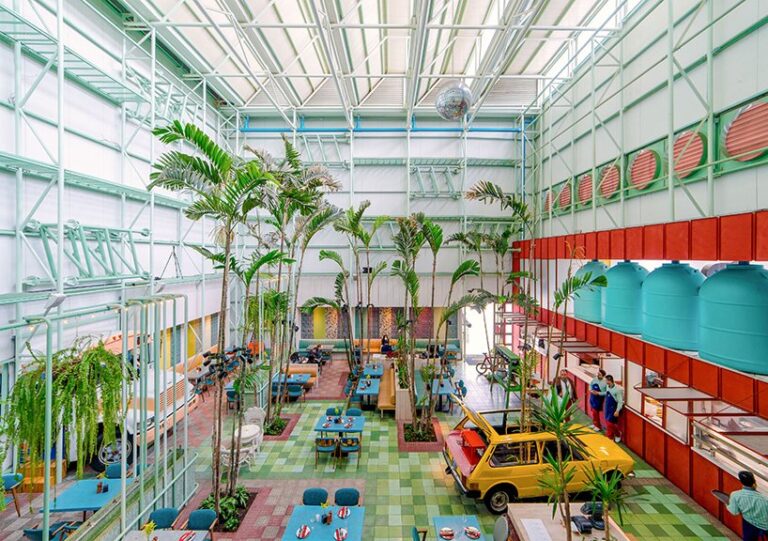 绿洲热带风格主题咖啡馆空间设计效果图分享